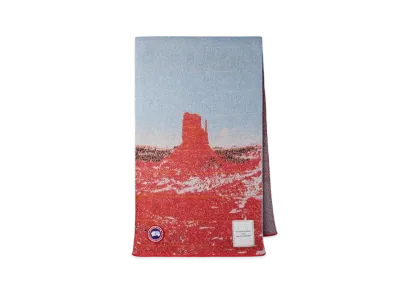 CANADA GOOSE x Rokh x Matt McCormick Landscape Wool Knit Scarf "Monument Valley"