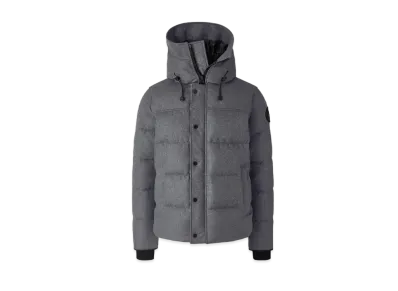 CANADA GOOSE MacMillan Parka Wool "Slate Grey Melange"