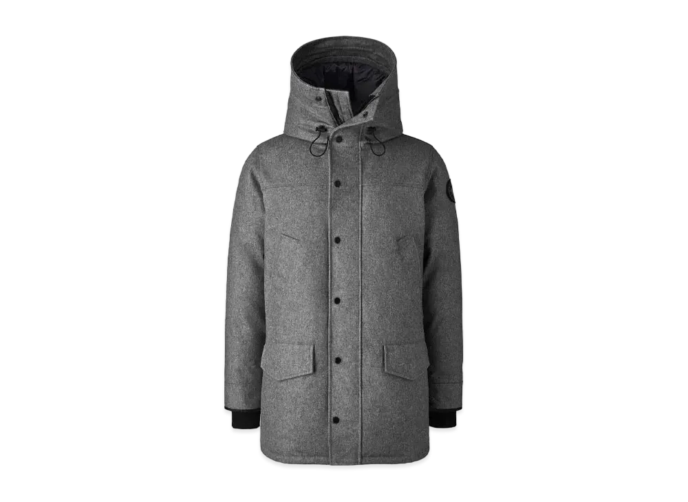 CANADA GOOSE Langford Parka Wool "Slate Grey Melange"