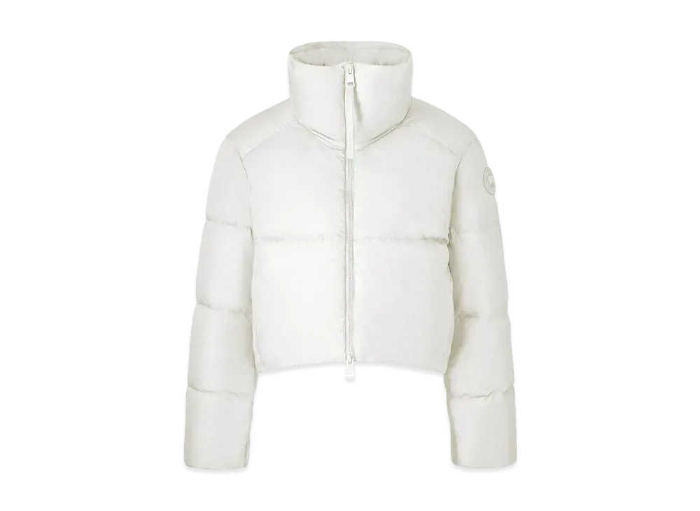 CANADA GOOSE Garnet Cropped Puffer "North Star White"