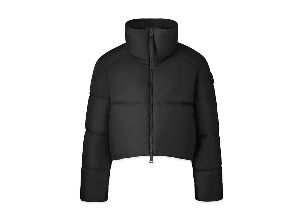 CANADA GOOSE Garnet Cropped Puffer "Black"