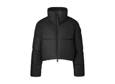 CANADA GOOSE Garnet Cropped Puffer "Black"