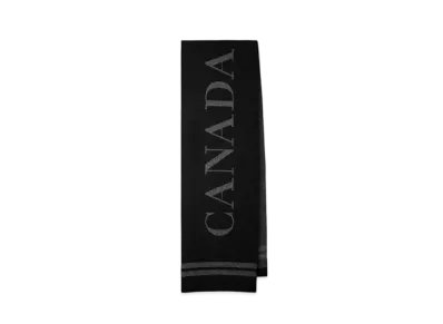 CANADA GOOSE x OCTOBER'S VERY OWN Knit Scarf "Black"