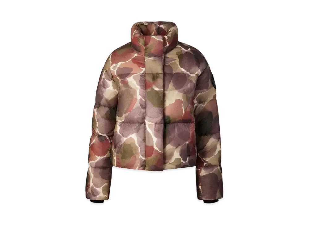 CANADA GOOSE Cypress Cropped Puffer "Botanical Print"