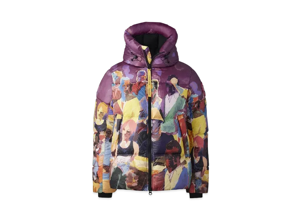 CANADA GOOSE x NBA x KidSuper Crofton Puffer "Crowd Print"