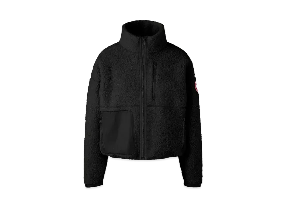 CANADA GOOSE Simcoe Oversized Fleece Jacket "Black"