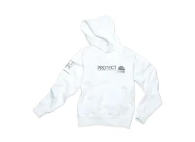 CANADA GOOSE PBI Hoodie "Crystal White"
