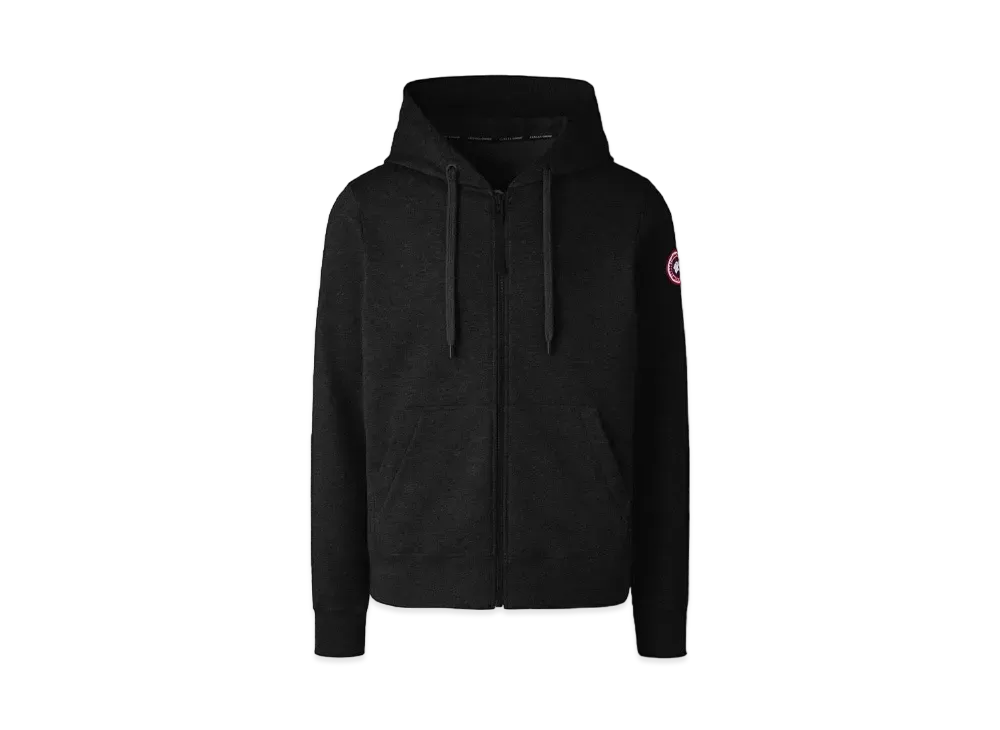 カナダグース ヒューロン フルジップ フーディ "ブラック"