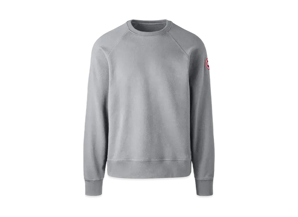 CANADA GOOSE Huron Crewneck "Stone Heather"