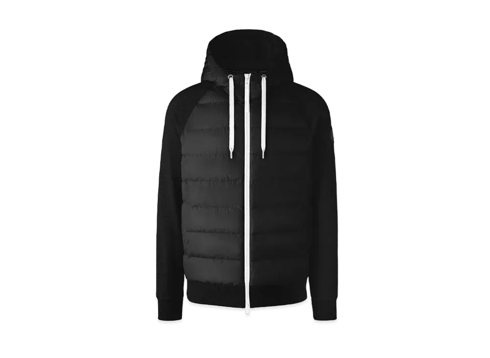 CANADA GOOSE Hybridge Huron Full-Zip Hoody Contrast Trim "Black/White"