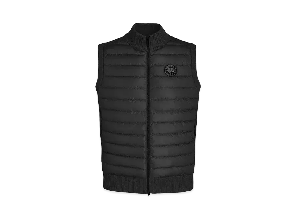 CANADA GOOSE Hybridge Knit Vest "Black"
