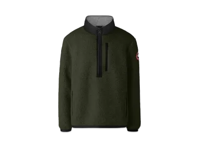 CANADA GOOSE Renfrew Pullover Kind High Pile Fleece "Dark Sage"