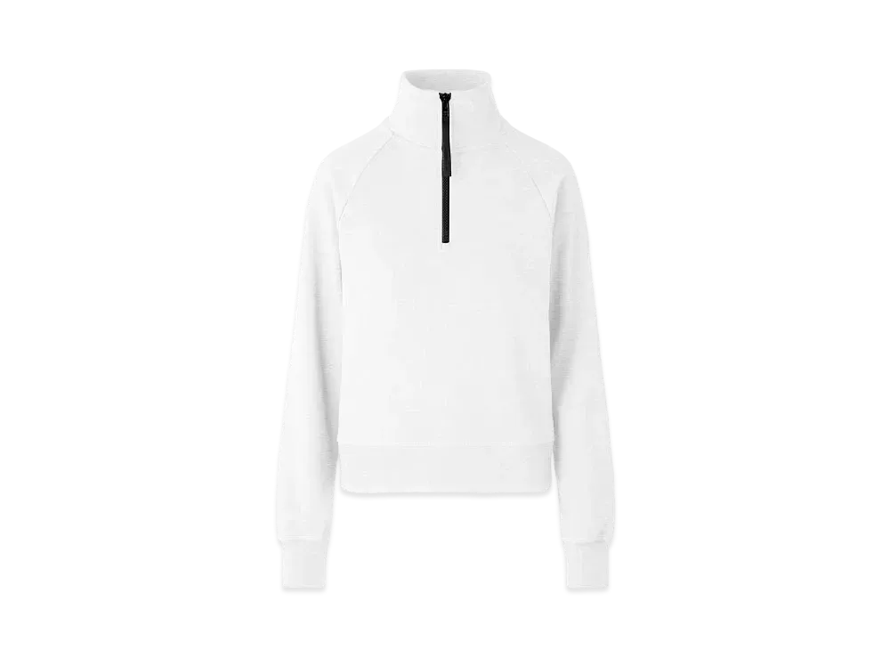 CANADA GOOSE Muskoka 1/4 Zip Sweater Black Label "White"