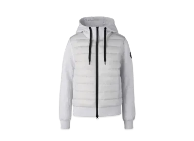 CANADA GOOSE HyBridge Muskoka Full-Zip Hoody Black Label "Silverbirch Heather"