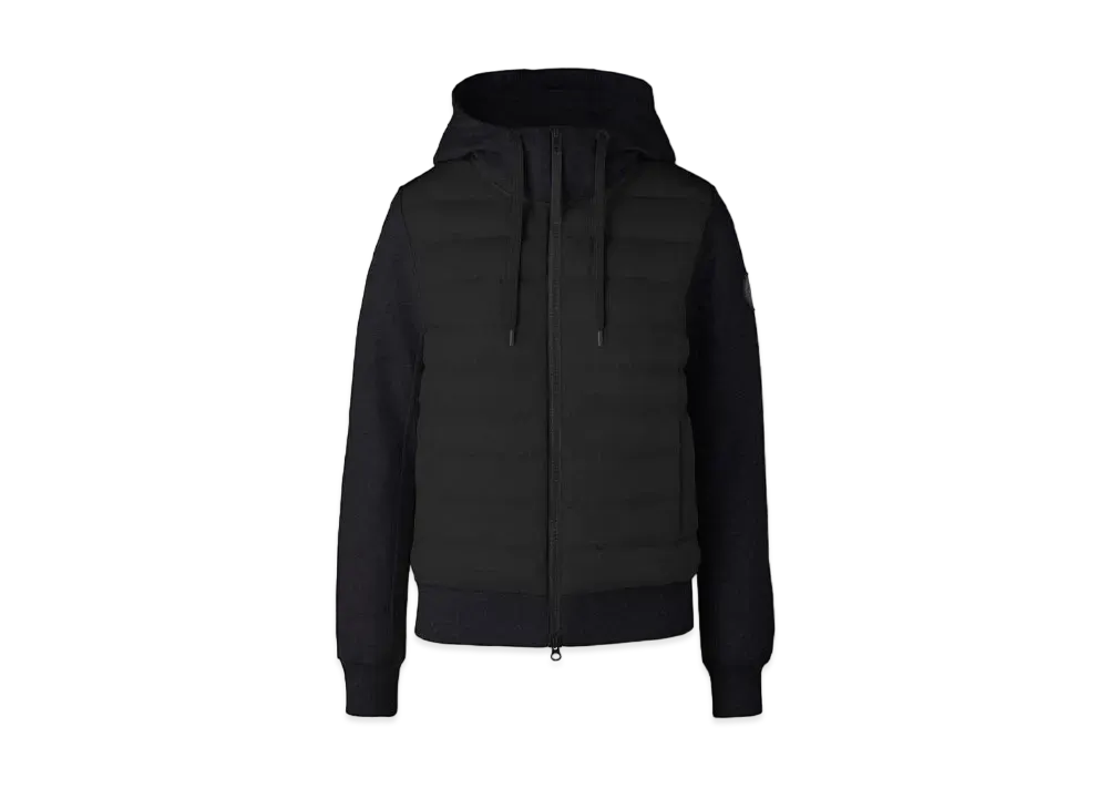 CANADA GOOSE HyBridge Muskoka Full-Zip Hoody Black Label "Black"