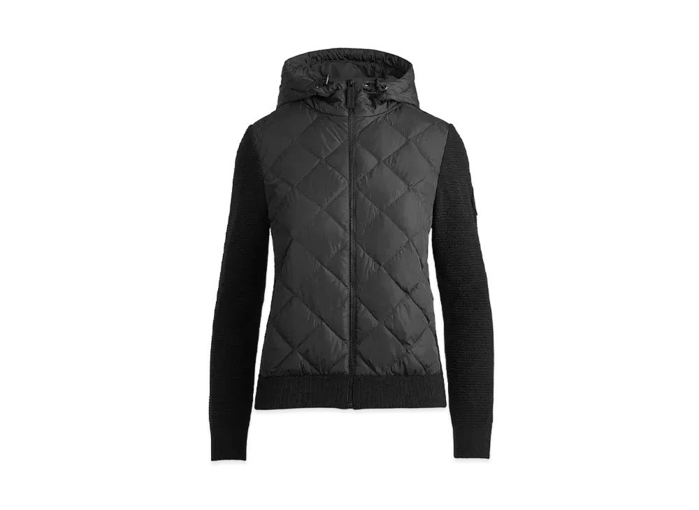 CANADA GOOSE HyBridge Quilted Knit Hoody Black Label "Black"