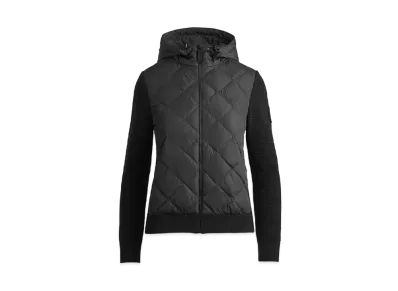 CANADA GOOSE HyBridge Quilted Knit Hoody Black Label "Black"