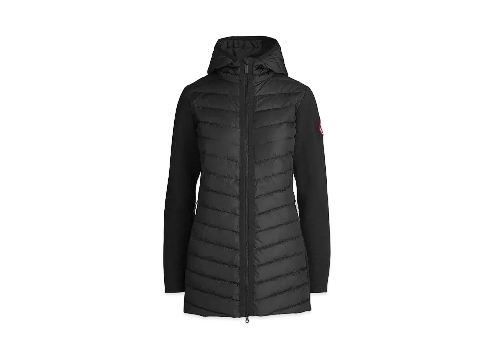 CANADA GOOSE HyBridge Knit Hooded Jacket "Black"