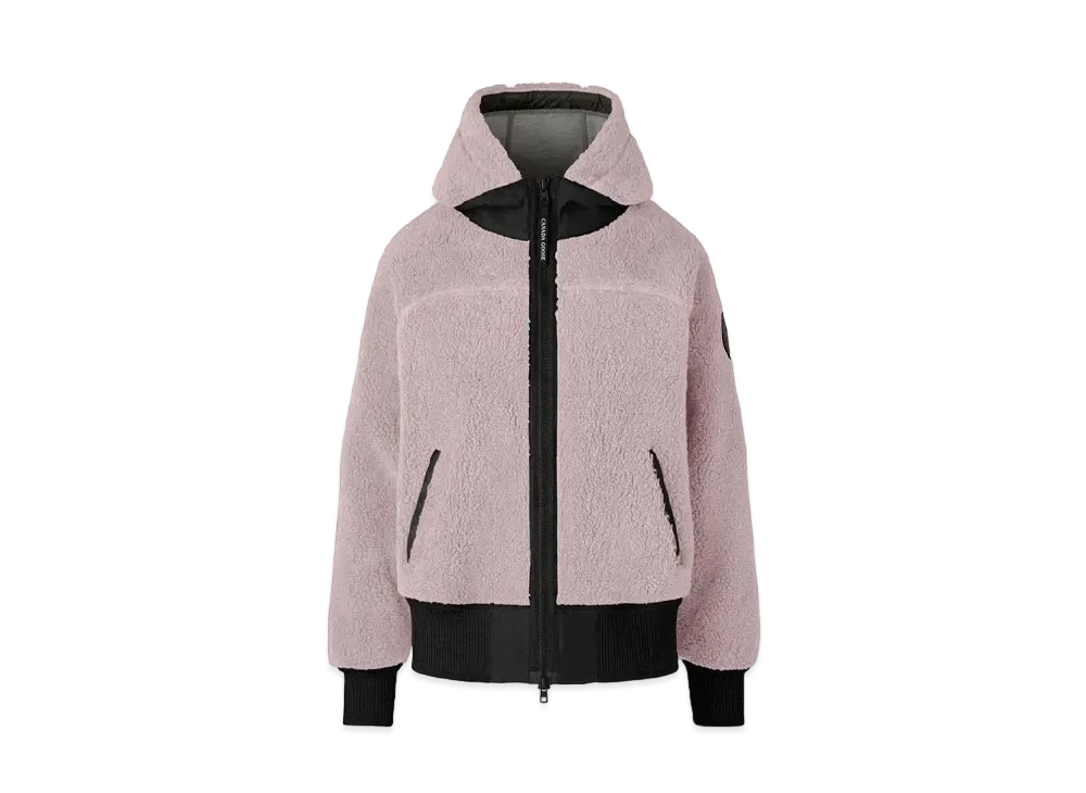 CANADA GOOSE Simcoe Oversized Hoody Kind High Pile Fleece Black Label "Lucent Rose"