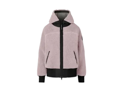 CANADA GOOSE Simcoe Oversized Hoody Kind High Pile Fleece Black Label "Lucent Rose"