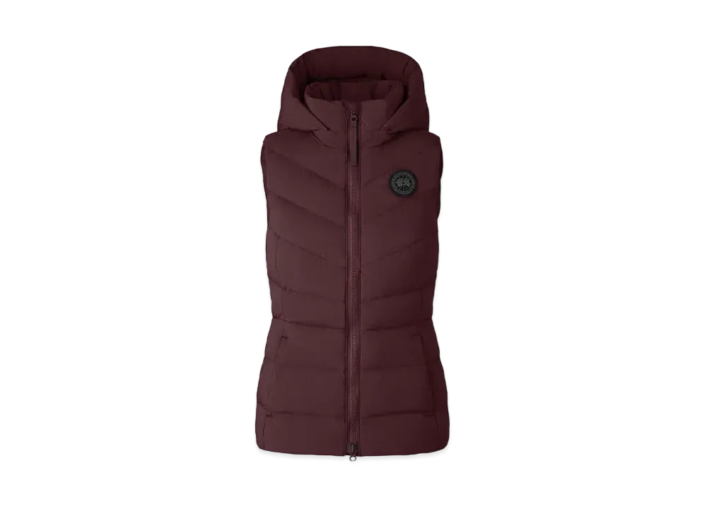 CANADA GOOSE Clair Vest Black Label "Garnet Stone"