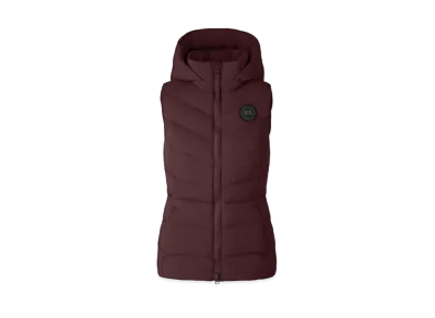 CANADA GOOSE Clair Vest Black Label "Garnet Stone"