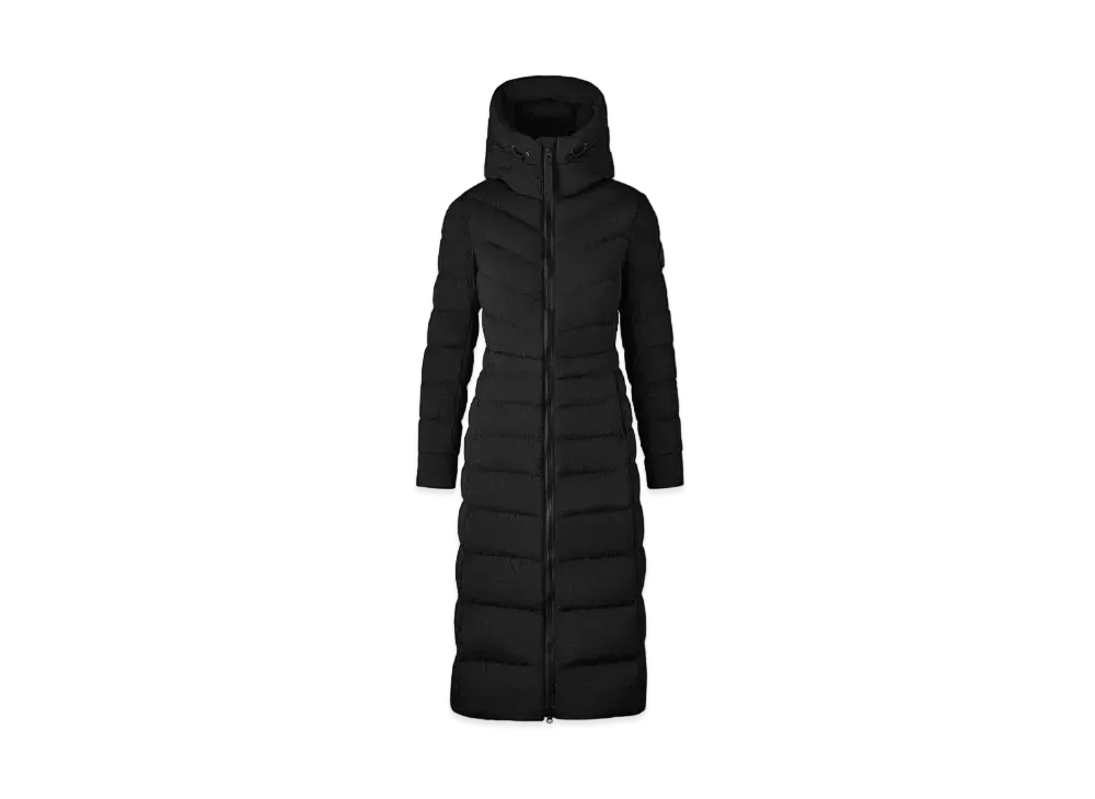 CANADA GOOSE Clair Long Coat Black Label "Black"