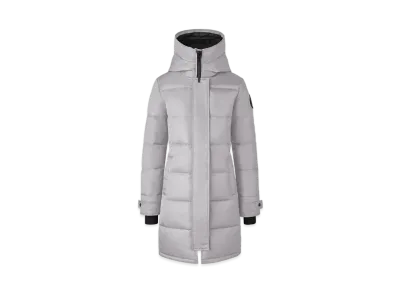CANADA GOOSE Shelburne Parka Performance Satin "Willow Grey"