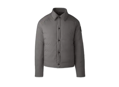 CANADA GOOSE Lodge Coach Jacket Black Label "Coastal Grey"