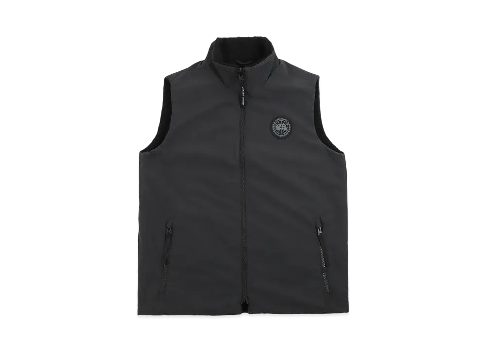 CANADA GOOSE Kinross Reversible Fleece Vest Black Label Fusion Fit "Black"