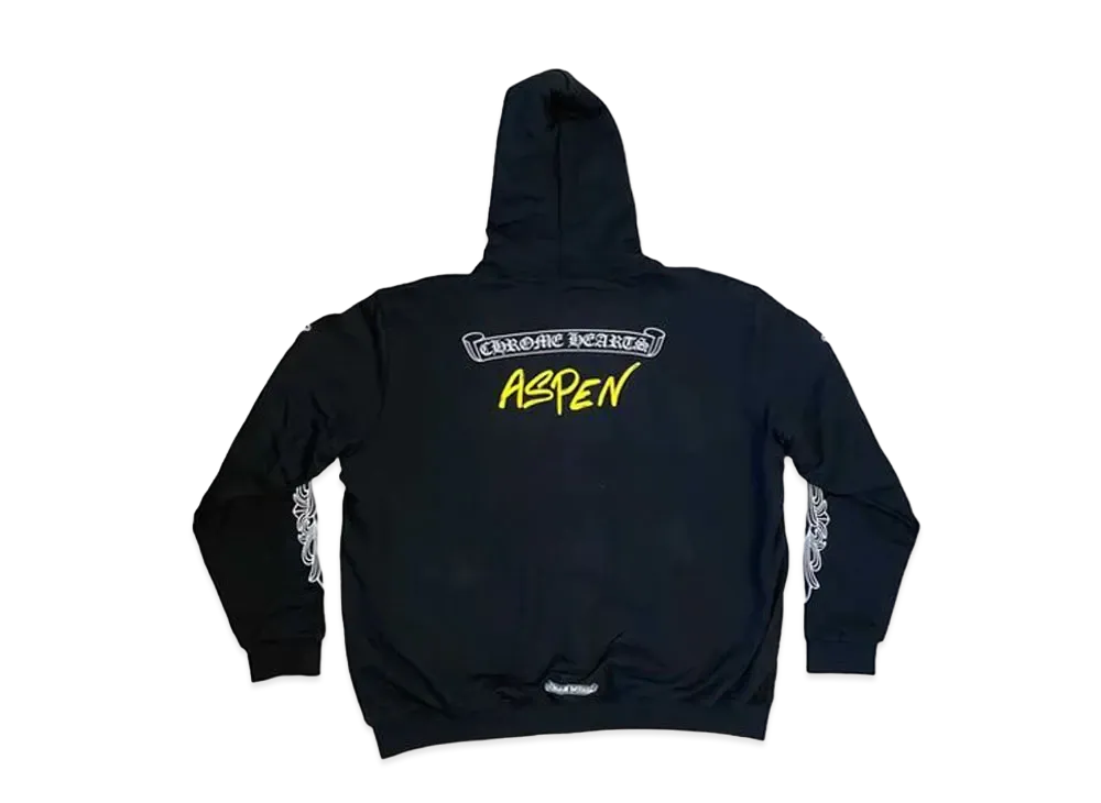 Chrome Hearts Aspen Excluisve Zip Up Hoodie "Black"