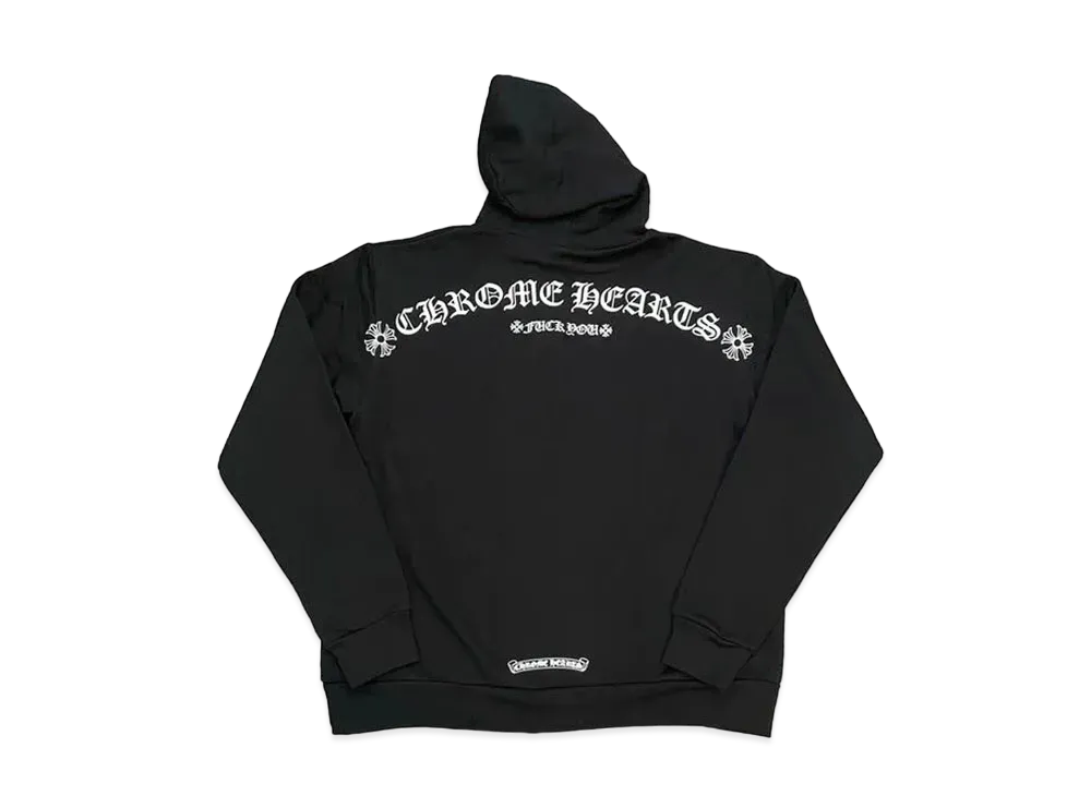Chrome Hearts Shoulder Logo Hoodie "Black"