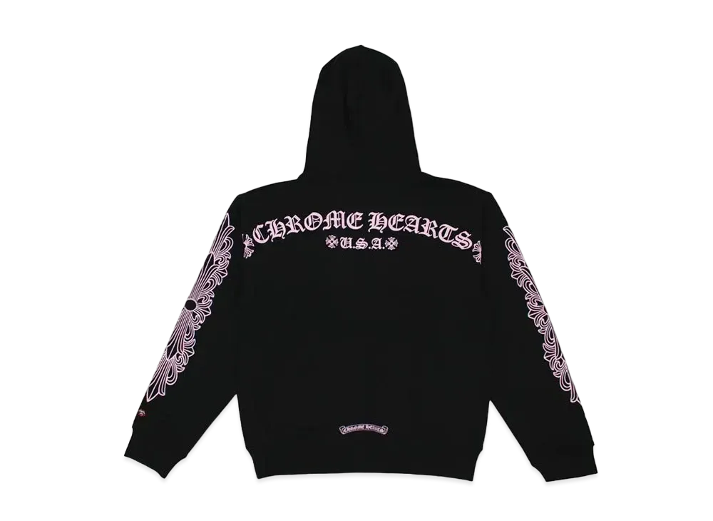 Chrome Hearts Matty Boy Shoulder Logo Hoodie "Black"