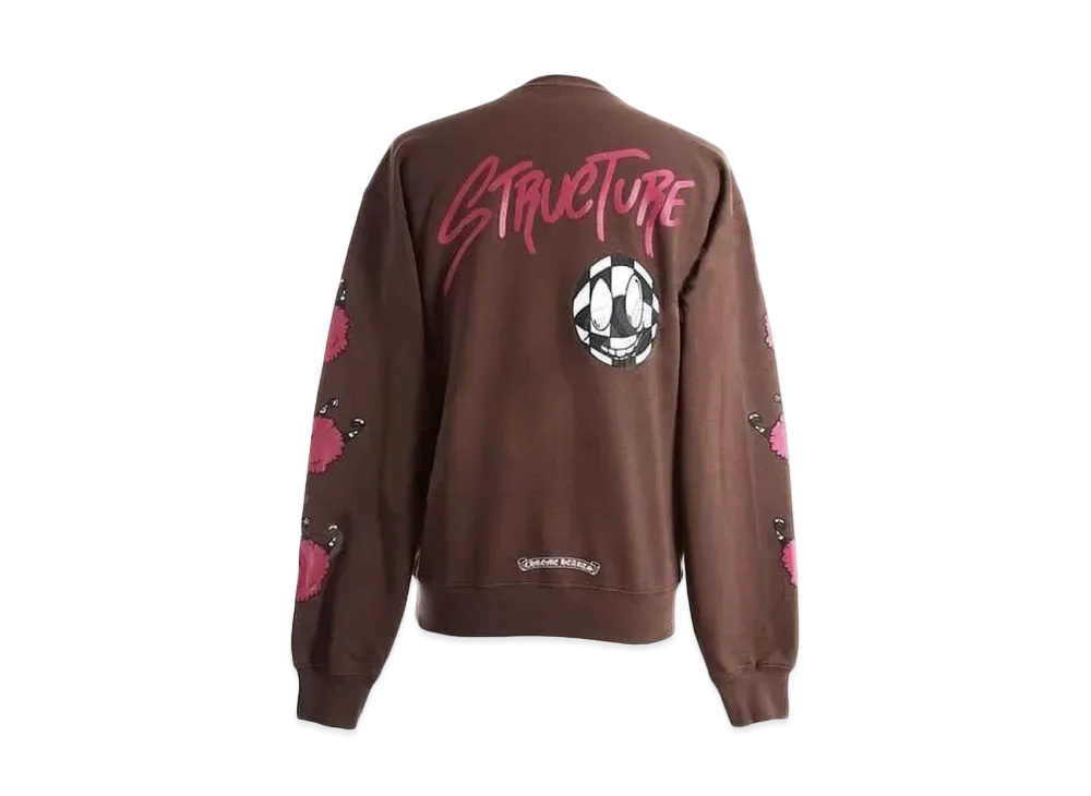 Chrome Hearts Matty Boy Structure Crewneck Sweatshirt "Brown"