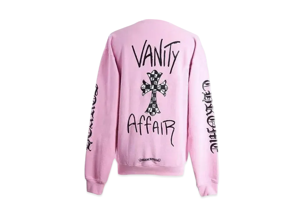 Chrome Hearts Matty Boy Vanity Affair Crewneck Sweatshirt "Pink"