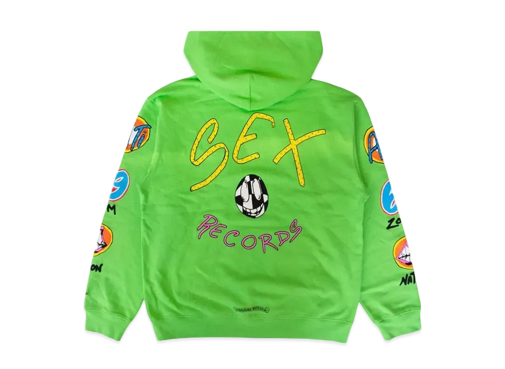 Chrome Hearts Matty Boy Sex Records Hoodie "Citrus"