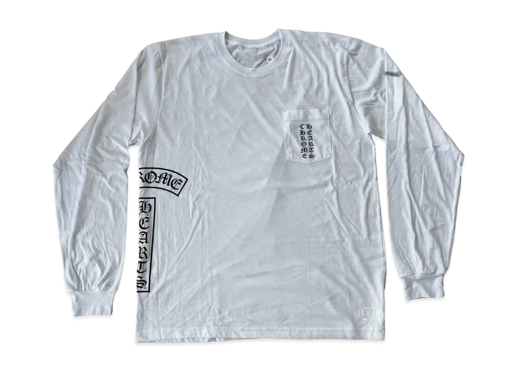 Chrome Hearts Multi Logo L/S T-Shirt "White"