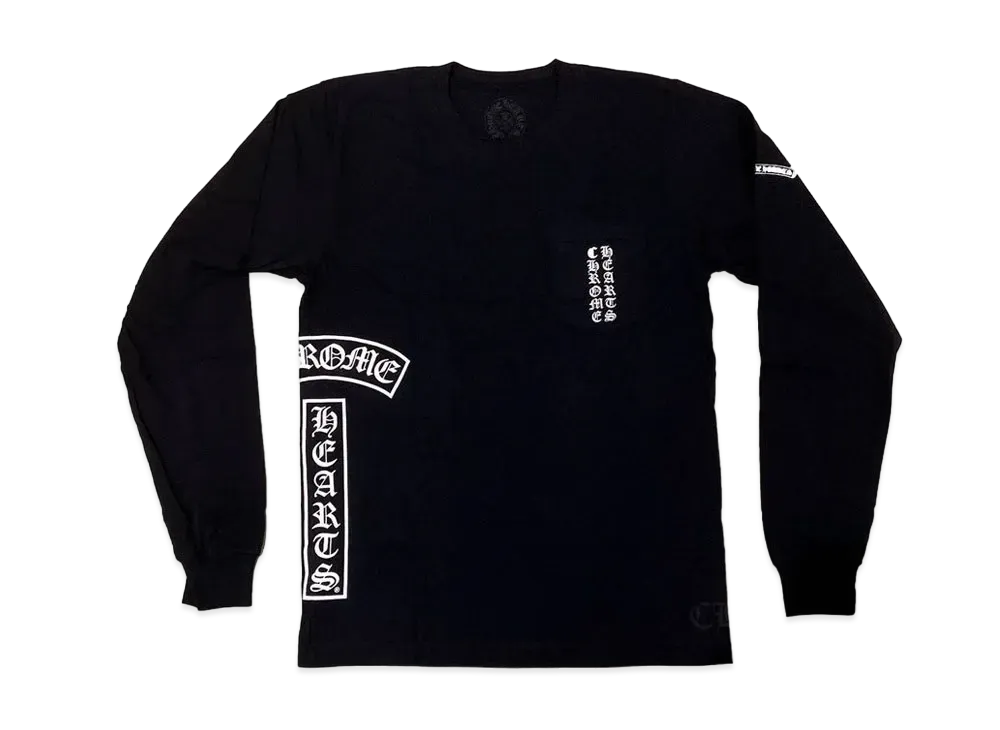 Chrome Hearts Multi Logo L/S T-Shirt "Black"
