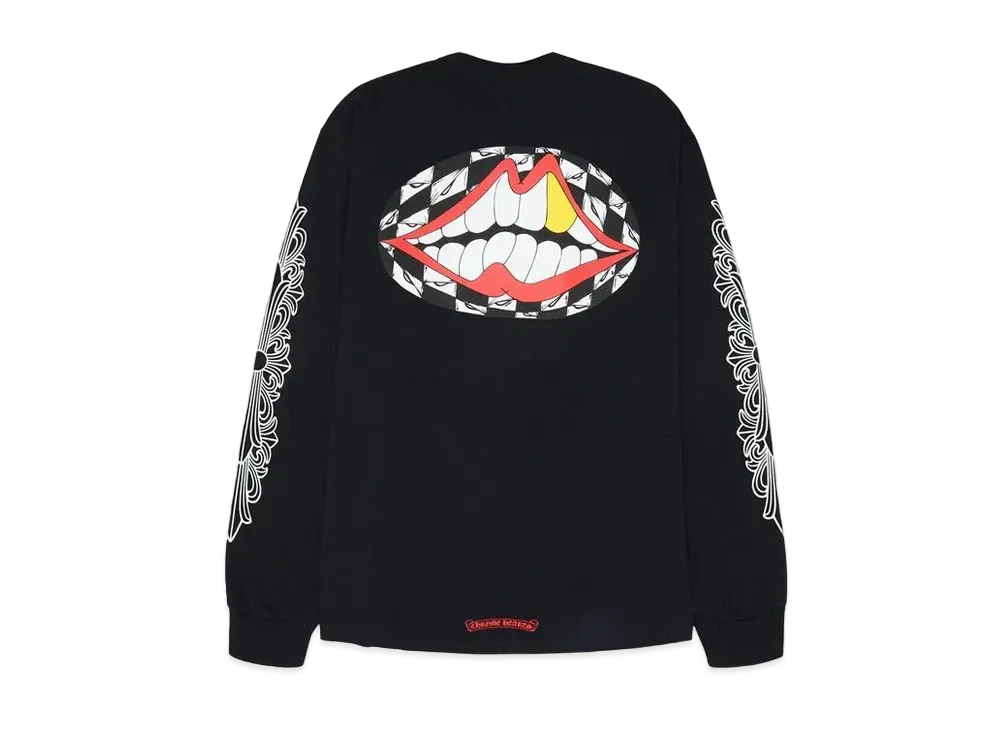 Chrome Hearts Matty Boy Flower Chomper L/S T-Shirt "Black"