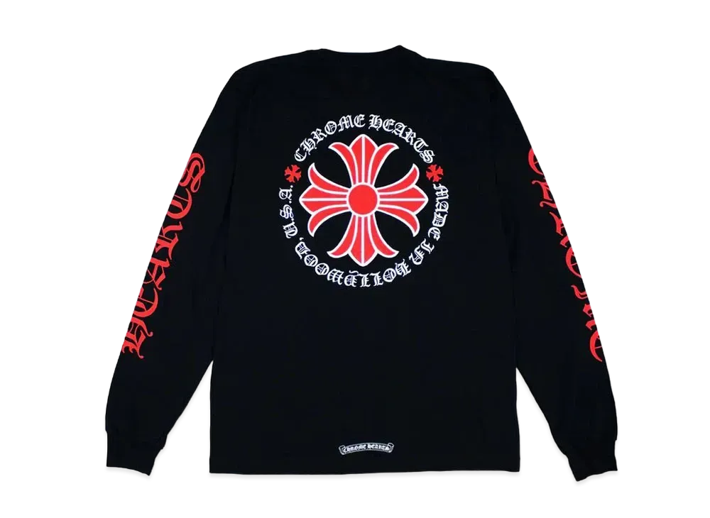 Chrome Hearts Made In Hollywood Plus Cross L/S T-Shirt "Black"