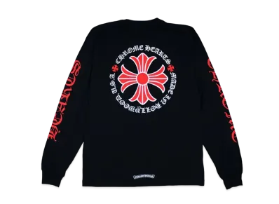Chrome Hearts Made In Hollywood Plus Cross L/S T-Shirt "Black"