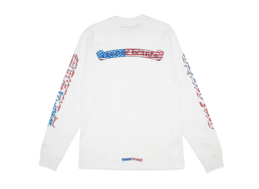 Chrome Hearts Matty Boy America L/S T-Shirt "White"