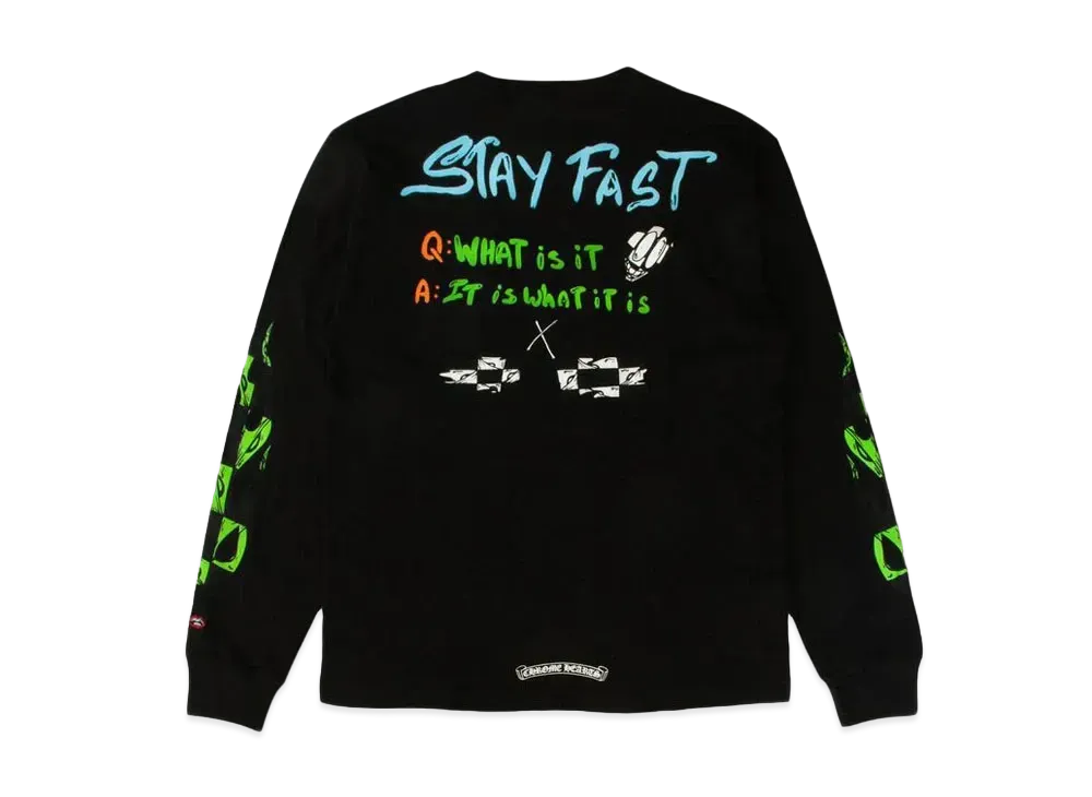 Chrome Hearts Matty Boy Sex Records It Is What It Is L/S T-Shirt "Black"