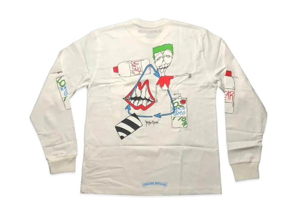 Chrome Hearts Matty Boy Retro Cycle L/S T-Shirt "White"