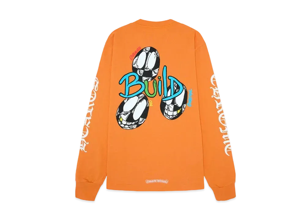 Chrome Hearts Matty Boy Link & Build L/S T-Shirt "Orange"
