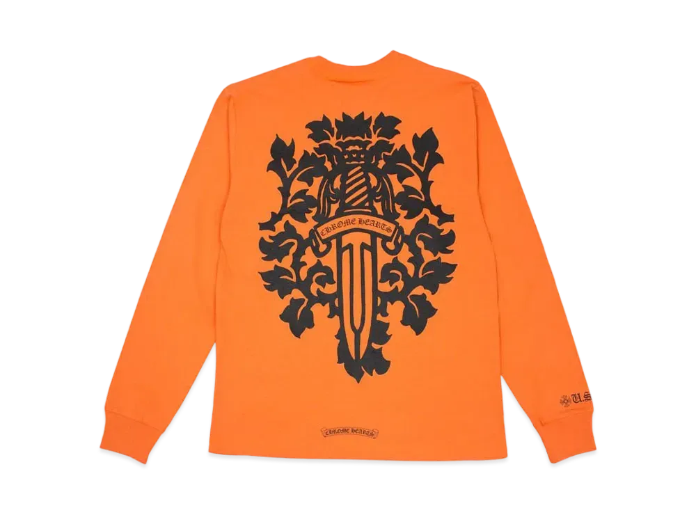 Chrome Hearts Vine Dagger L/S T-Shirt "Orange"