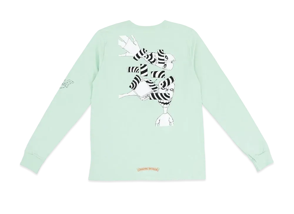 クロムハーツ マッティボーイ ラスト ロングスリーブ Tシャツ "ブラッシーフォームク"