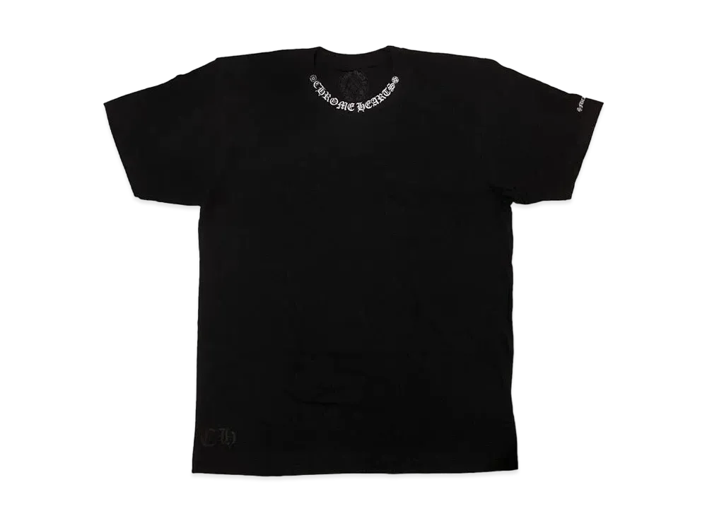 Chrome Hearts Neck Logo Fuck You Sleeve T-Shirt "Black"