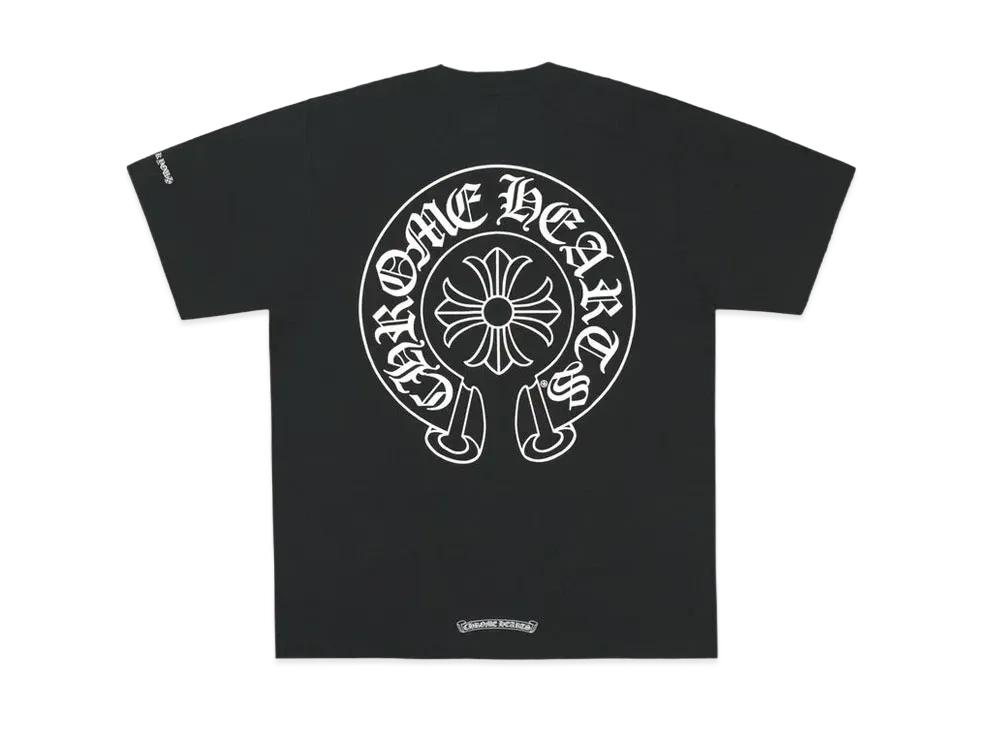 Chrome Hearts Horse Shoe Logo Pocket T-Shirt Fuck You Sleeve "Black"