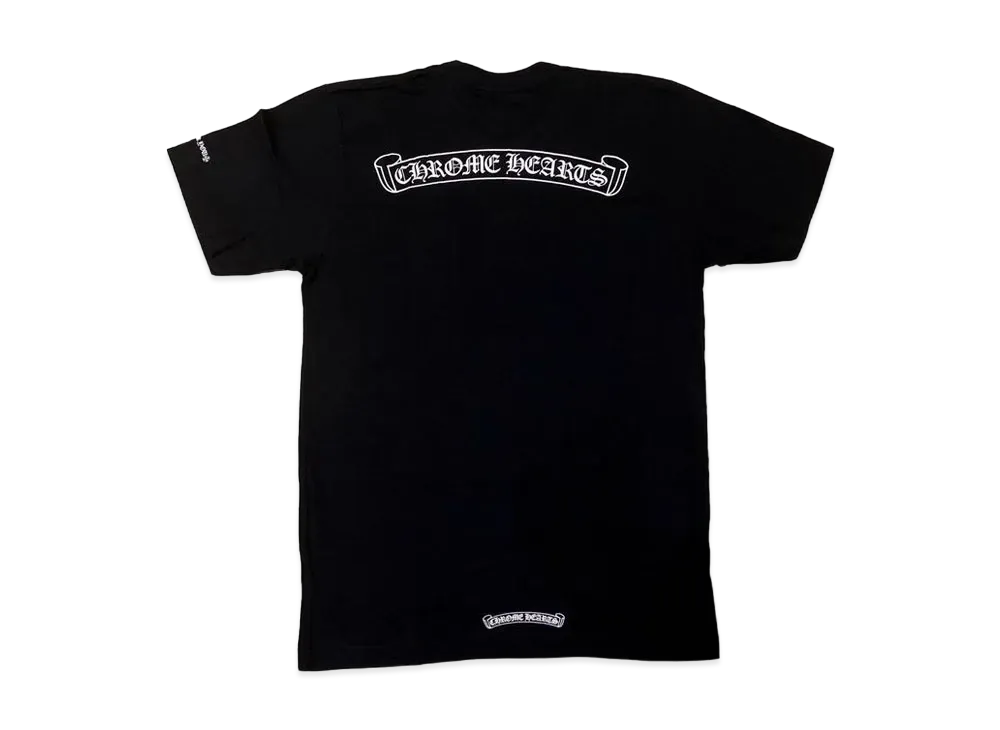 Chrome Hearts Scroll Label Print T-shirt FUCK YOU "Black"